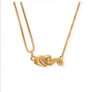 Seahorse Pull Chain Necklace